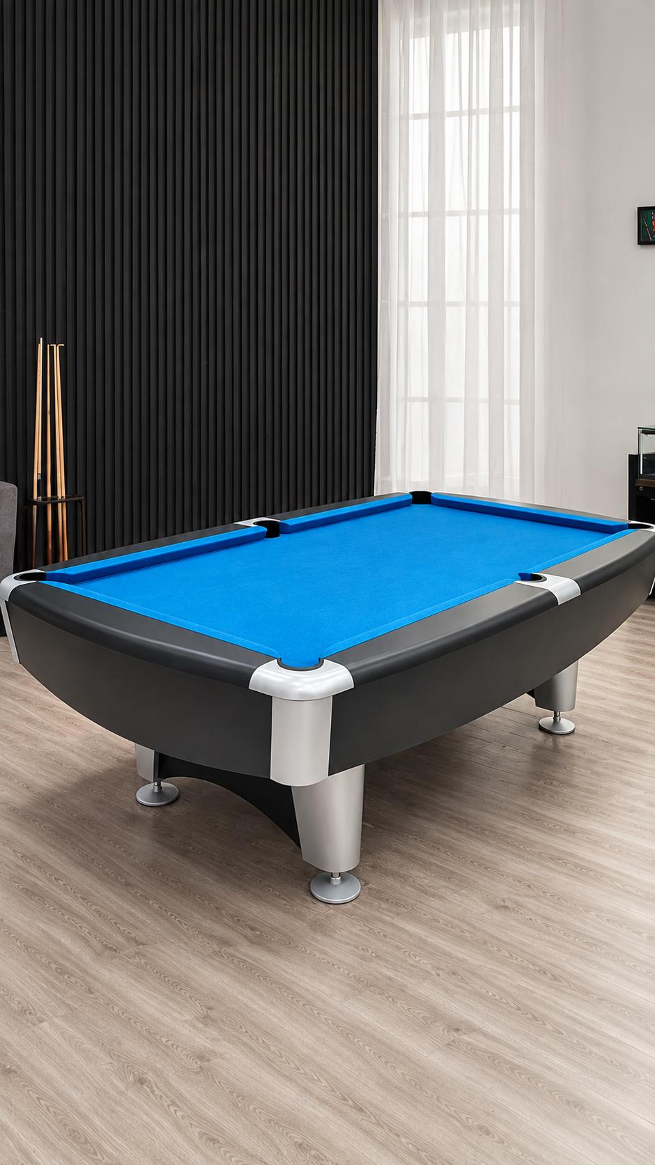 HC-MS004 Modern Black Pool Table